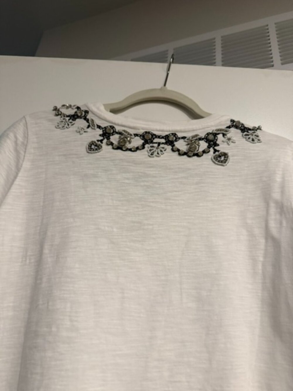 CINQ A SEPT BEADED T - Picture 3 of 3